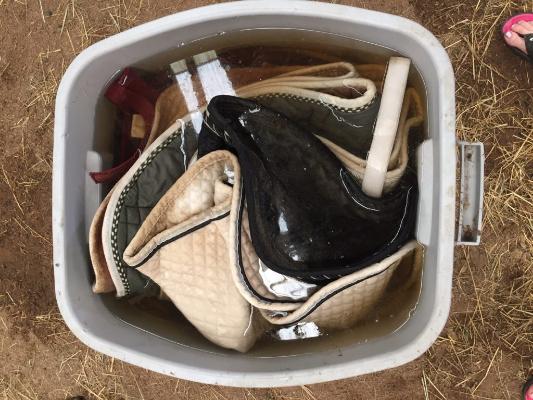 Cleaning Saddle Pads