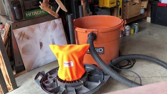 Ridgid Shop VAC Filter Cleaning