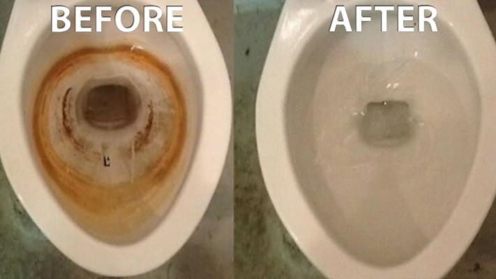 How Are Stains On Toilet Bowls Cleaned