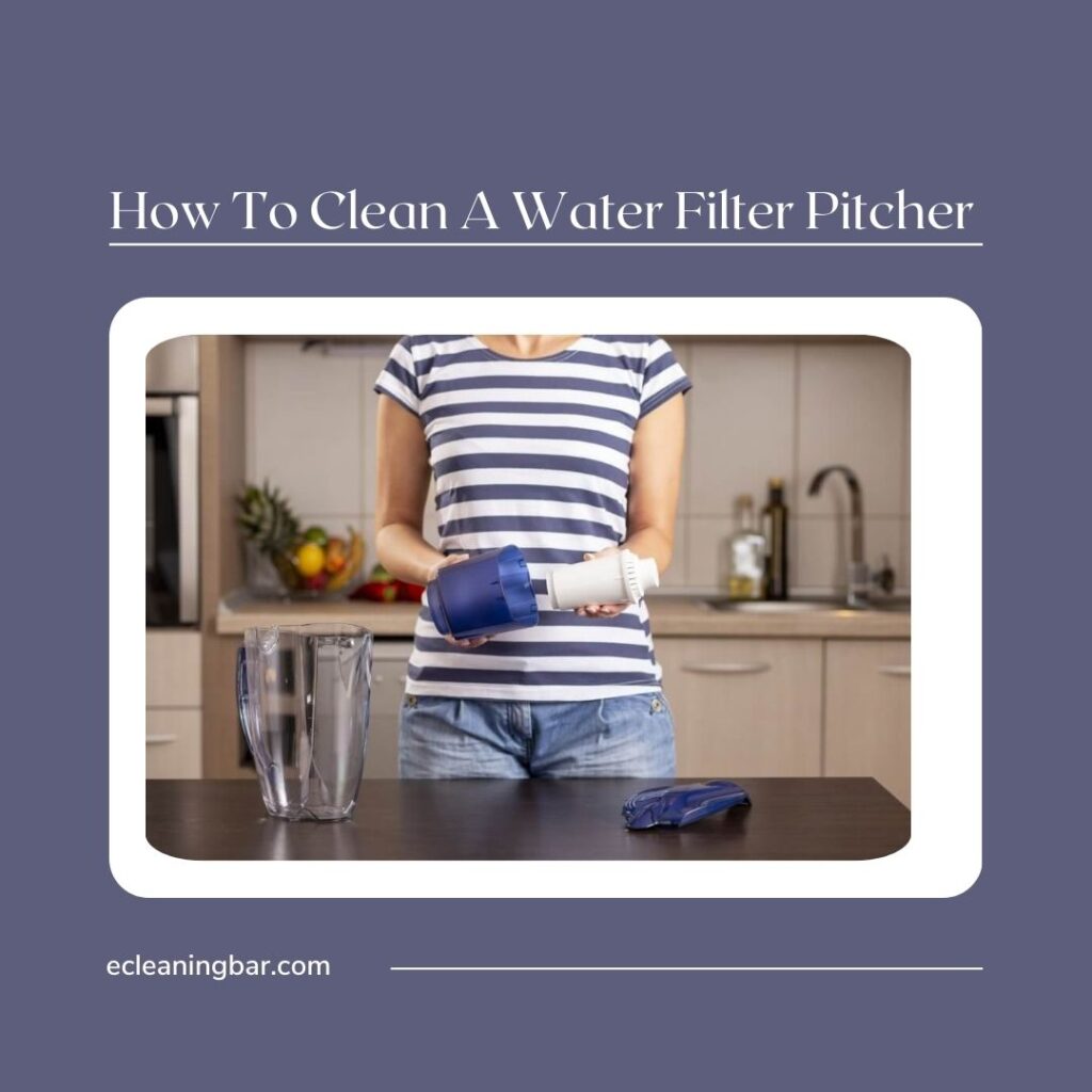 How To Clean A Water Filter Pitcher