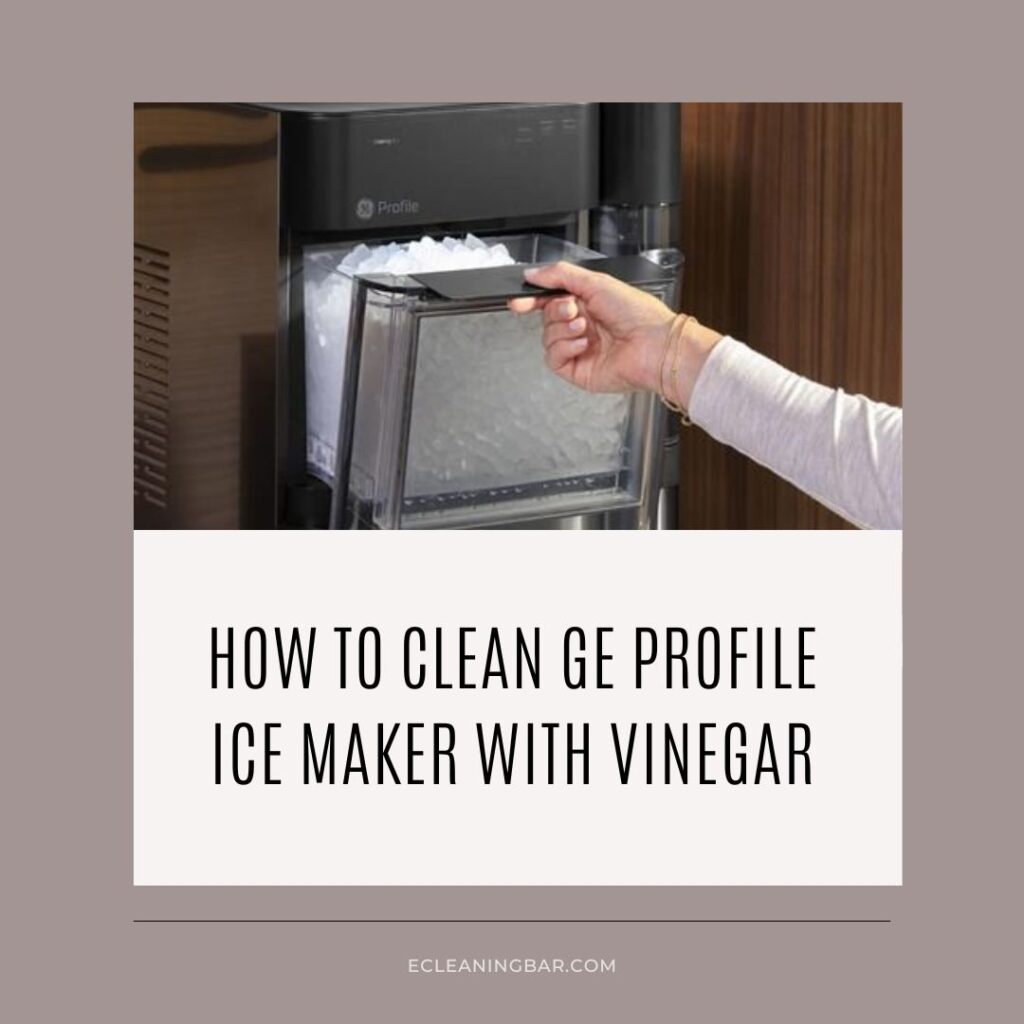 How To Clean Ge Profile Ice Maker With Vinegar