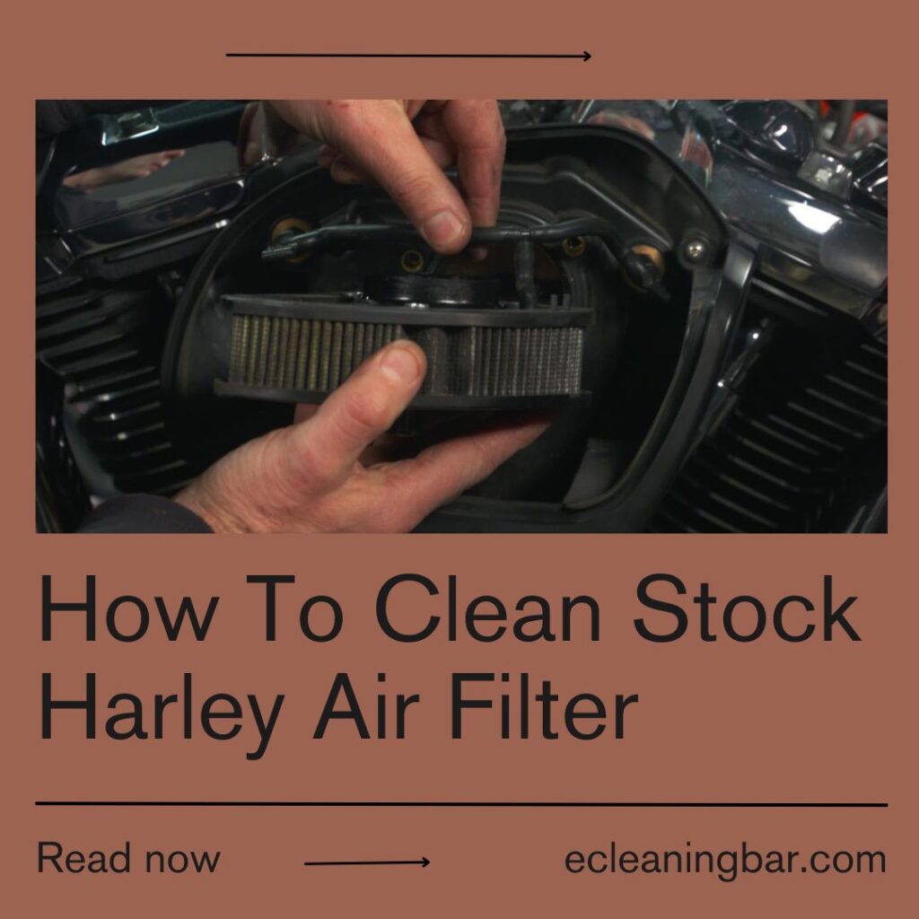 How To Clean Stock Harley Air Filter